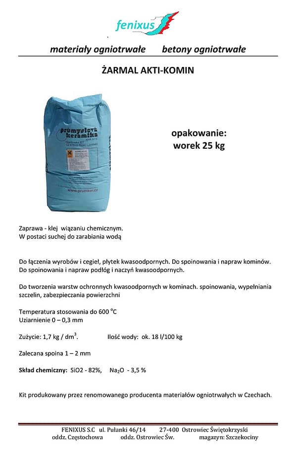 371m-zaprawa-klej Actimel eko-AQ naprawa kominów